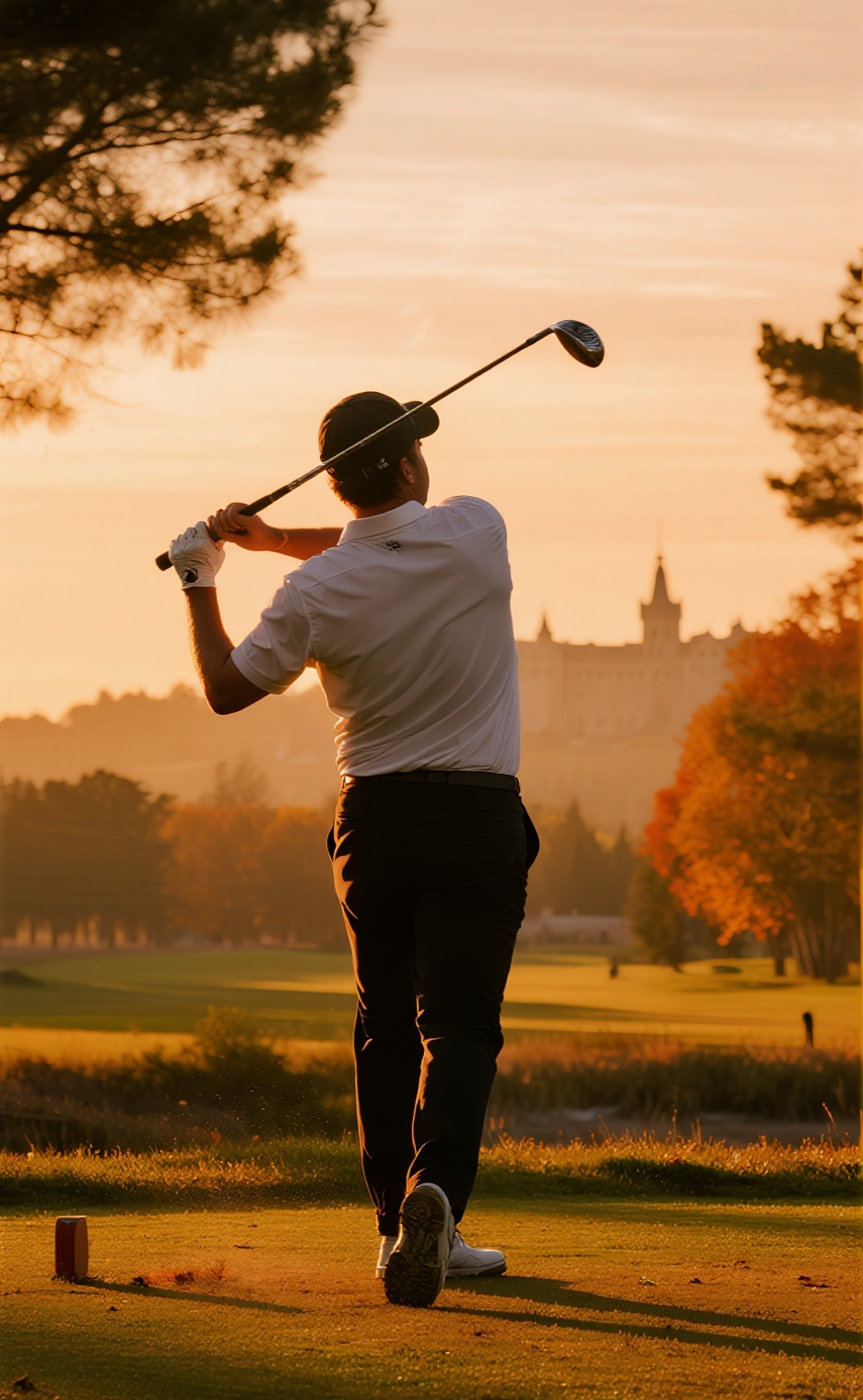 Screenshot of ParVol's GPS map view on a golf course